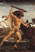 Antonio Pollaiolo Hercules and the Hydra oil painting artist